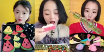 韩国小姐姐吃一盘巧克力,甜蜜瞬间引网友热议